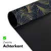 Abstract - Lijnen - Blauw - Goud Muismat XXL klein 681 -sfeer2