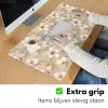 Bloemen - artistiek - Goud Muismat XXL klein 681 -sfeer3