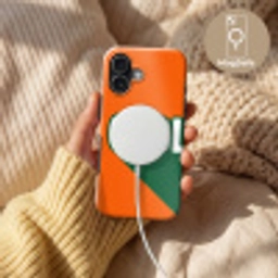 Cool - Oranje - Groen Toughcase MagSafe Apple iPhone 17 klein -USP_MagsafeV