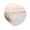 Horizon - Duinlandschap - Zand Wandcirkel Organisch Aluminium middel -3d