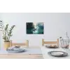 Bos - Water - Eenden - Mistig Muursticker klein -eettafel