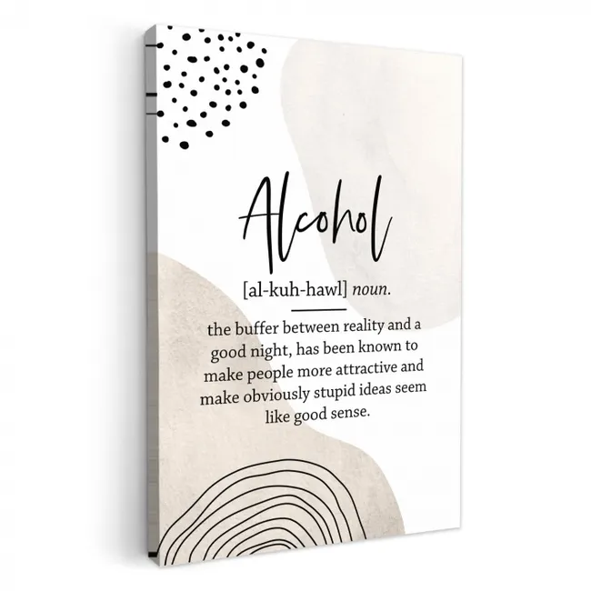 Ongetemde Nuchterheid KitchenYeah - Keuken - Canvas klein -3d