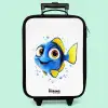 Blauwe vis met gele vinnen en vrolijke blik Kinderkoffer - Zwart klein -zzz_website3d_nbs2
