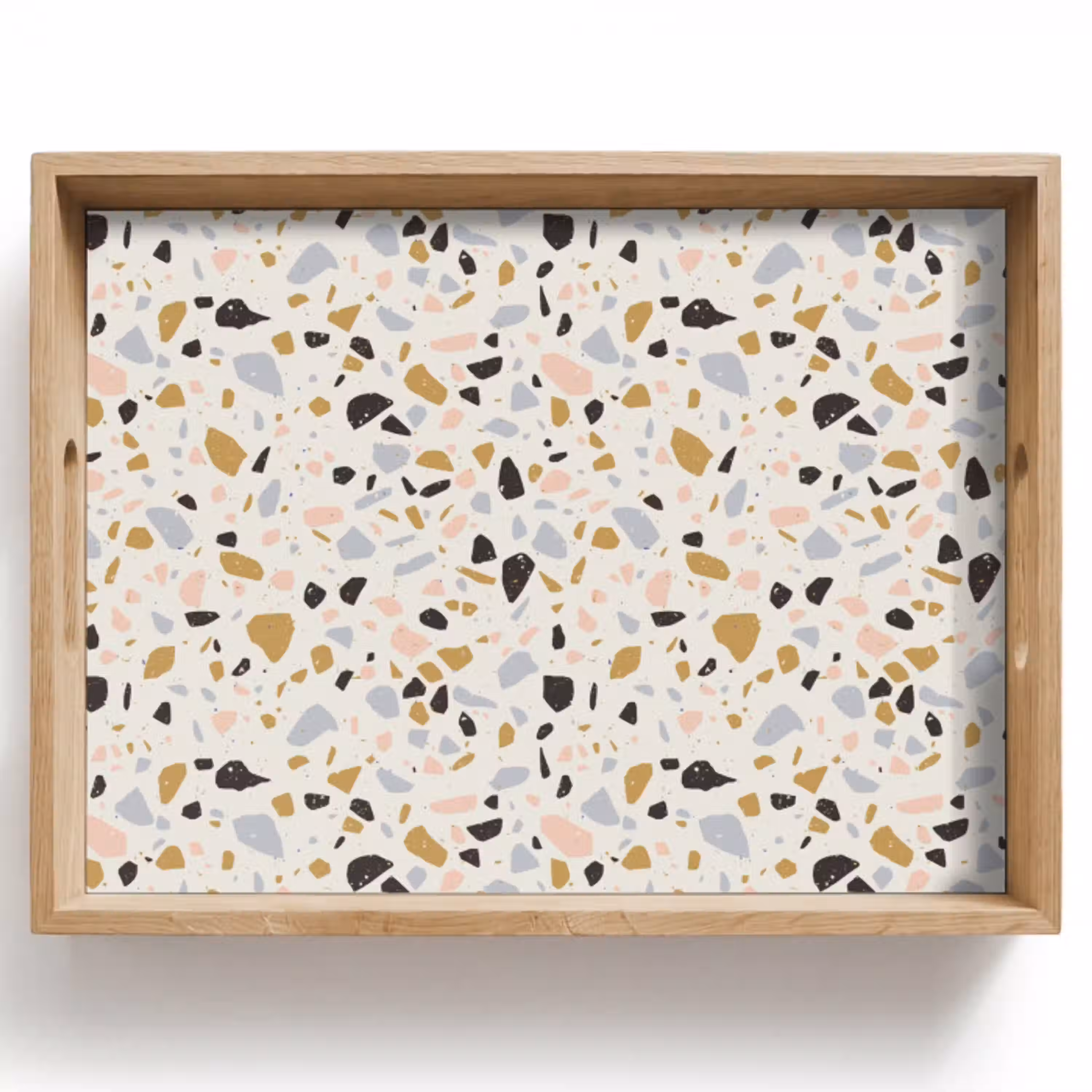 Terrazzo -  Patroon - Neutraal - Zacht - Multi Dienblad Rechthoek middel 911 -z3d_shopping
