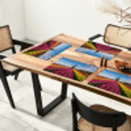 Tulpen - Holland - Molen - Kleurrijk Placemat vinyl groot -zzsfeer4_Kitchenyeah-website
