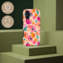 Bloesems - Vrolijk - Kleurrijk Toughcase MagSafe Apple iPhone 17 klein 1017 -USP_PrintM_NL