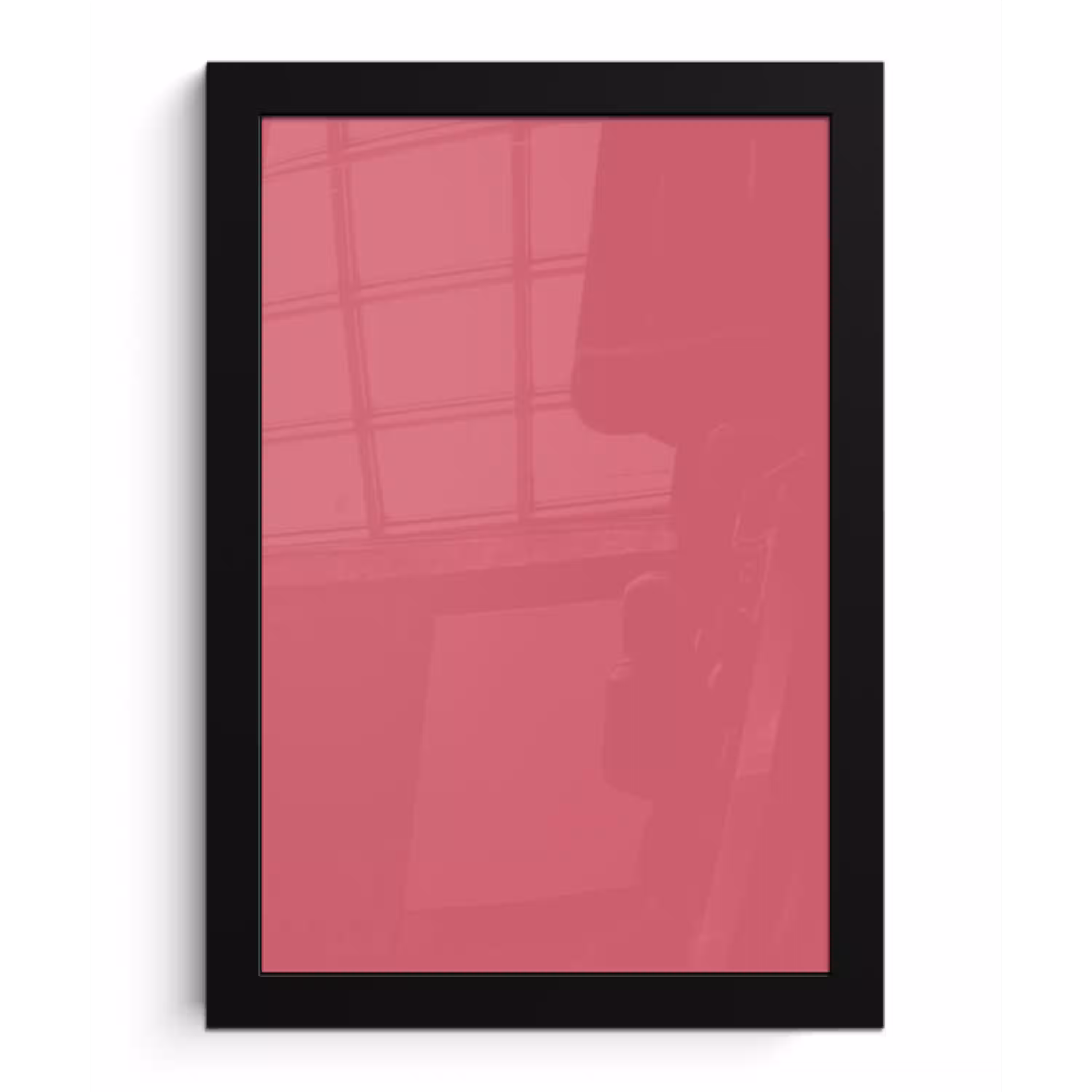 Crimson - Rose - Roze fotolijst zwart zonder passe partout klein 224 -3d
