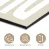 Vintage - Beige - Japandi - Wit aluminium wit klein -closeup_NL