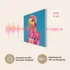 Bloemenkrans - Hagedis - Kimono - Paars PET vilt klein -USP_NL