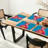 Koe - Bloemenkrans - Oorhangers - Kimono Placemat vinyl groot -zzsfeer4_Kitchenyeah-website