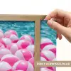 Strandballen - Roze - Water Light Box met batterij (Wandlamp) middel -USP_websiteprintNL