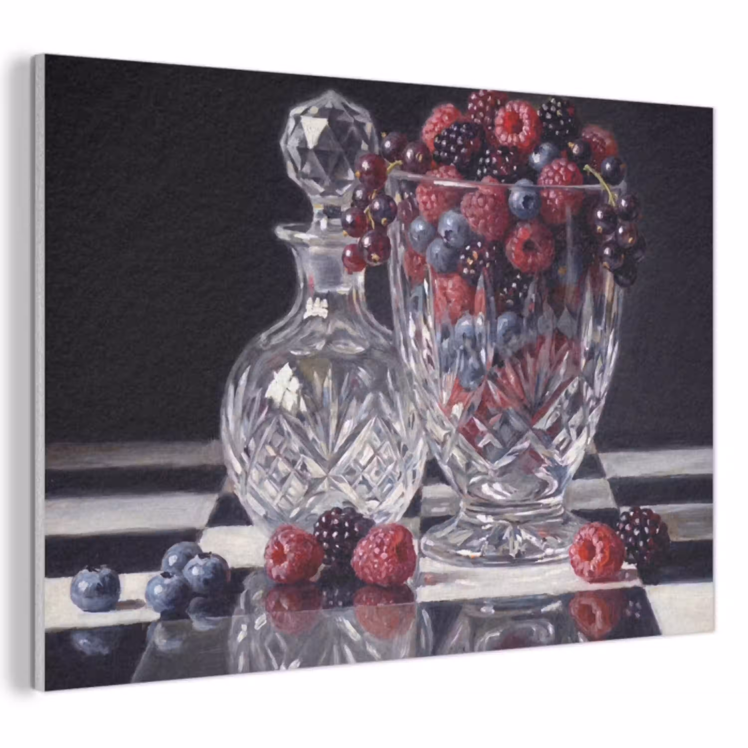Bessen - Kristal - Stilleven PET vilt klein -3d