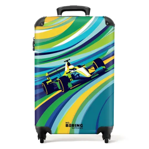 Retro racer NBS - Handbagage koffer - Unisex middel -productfoto_recht