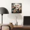 Toekan - Vogels - Bloemen - Jungle aluminium wit klein -sfeer5