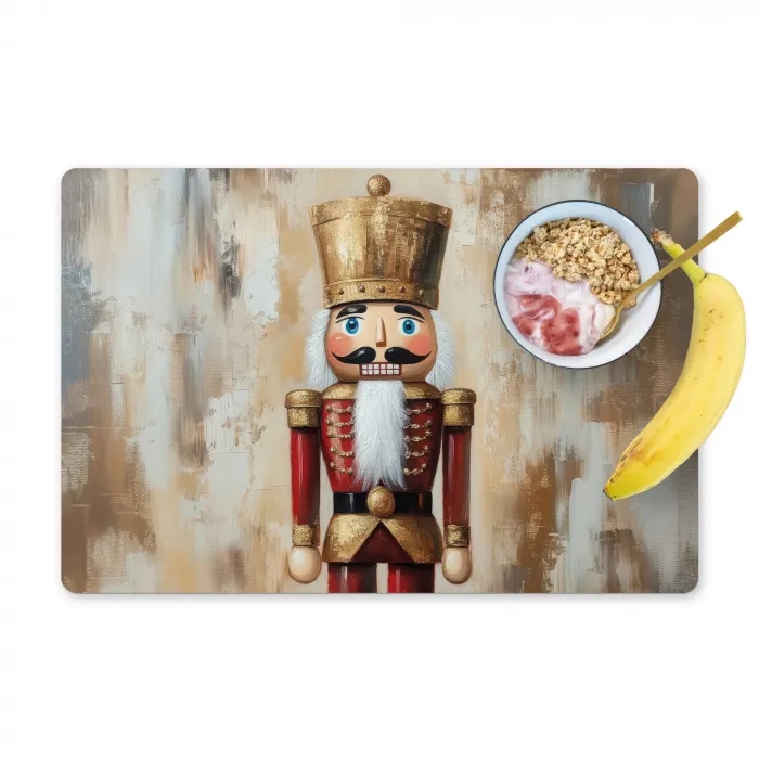 Kerst - Poppetje - Abstract Placemat vinyl groot -zzzproduct_Kitchenyeah-website