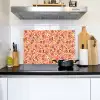 Retro - Bloemen - Patroon Inductie beschemer met haakjes klein 777 -sfeer2