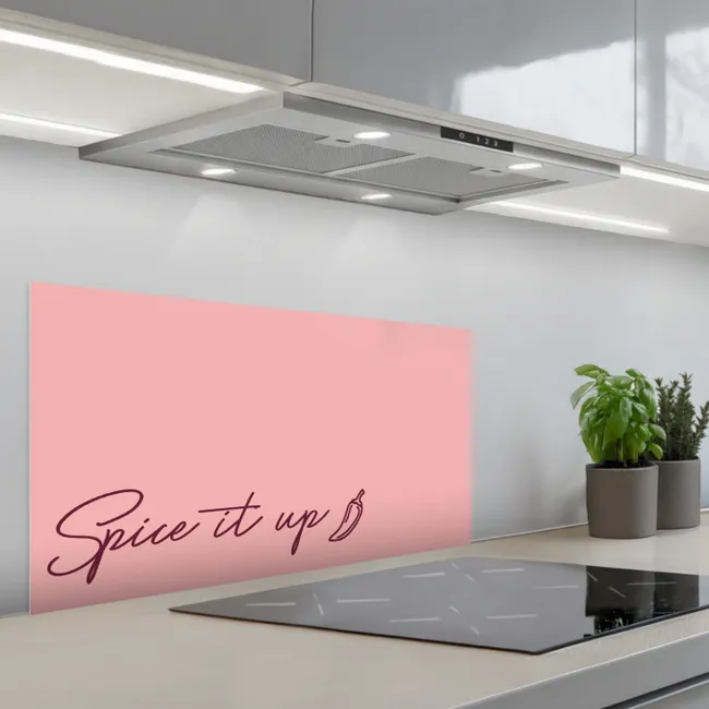 Spatscherm keuken - Spice it up