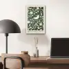 Groen - Vogel  - Bloemen aluminium wit klein -sfeer5