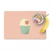 Bakje - Ijs - Aardbei - Roze Placemat vinyl groot -zzzproduct_Kitchenyeah-website