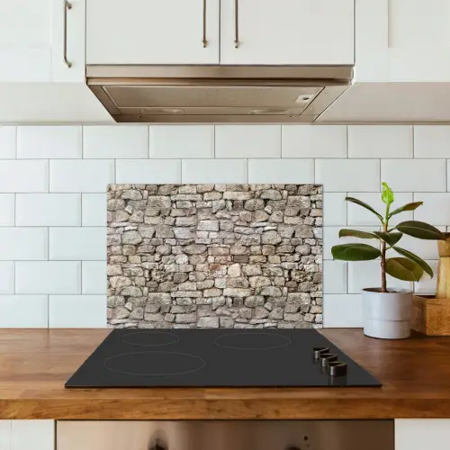 Ruw - Stenen - Muur - Natuurstenen keuken achterwand spatscherm klein 900 -sfeer2