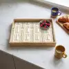 Modern - Geometrisch - Beige Dienblad Rechthoek middel 911 -sfeer2