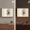 Cirkel - Compositie - Diepte - Beige Light Box met batterij (Wandlamp) middel -sfeer3