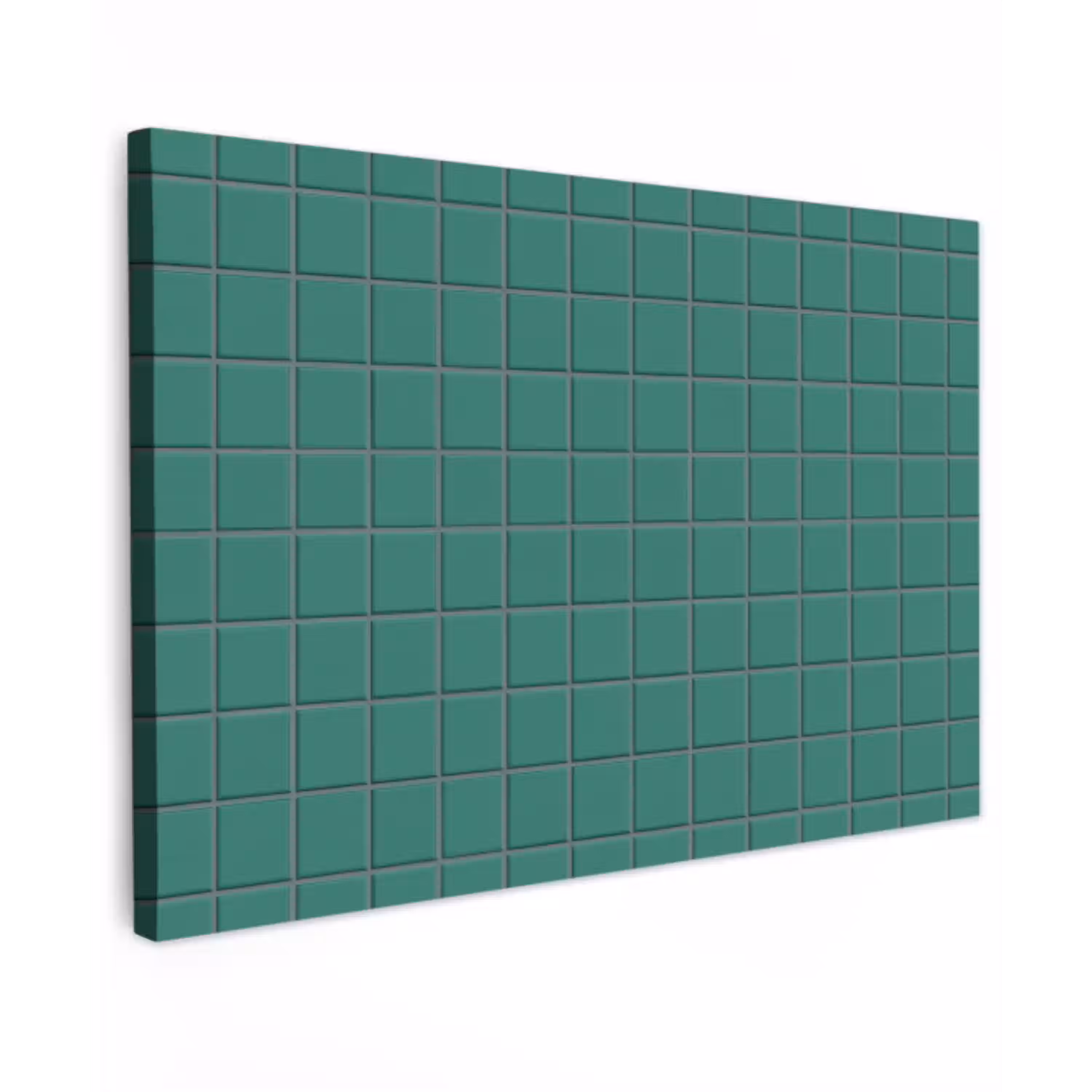 Patroon - Patroon - Smaragd canvas 2cm klein 34 -z3d