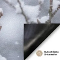 Vogel - Tak - Sneeuw - Winter Deurmat klein -antislip_DE