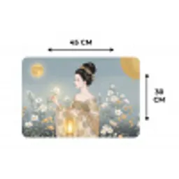 Aziatisch - Vrouw - Kimono Placemat vinyl groot -specs