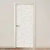 Schubben - Wit - Elegant deurposter klein 289 -3d_beige