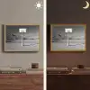Basketbalpaal - Landschap - Zand - Wit Light Box met batterij (Wandlamp) middel -sfeer3