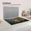 Kruiden - Lepels - Specerijen - Betonlook - Grijs Inductie beschermer vinyl 3mm klein -wsfeer7_website