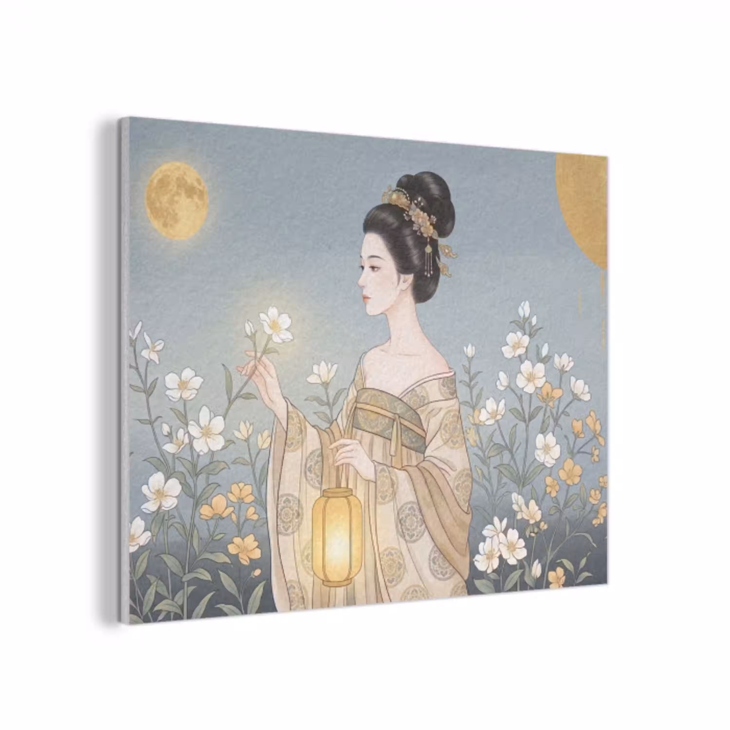 Aziatisch - Vrouw - Kimono PET vilt klein -3d
