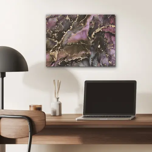 Marmer - Gold - Steen - Abstract PET vilt klein -sfeer5