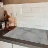 Beton - Grijs - Patronen Inductie beschermer vinyl 3mm klein 276 -sfeer3
