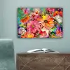Bloemen - Kunst - Schilderij - Botanisch canvas 2cm klein -sfeer4