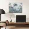 Jungle - Modern - Blauw - Groen PET vilt klein -sfeer5
