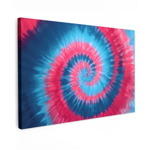 Spiraal - Roze - Draaiend canvas 2cm klein -z3d