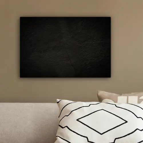 Beton print - Industrieel - Zwart canvas 2cm klein -sfeer3