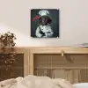 Quote - Neon - Hond - Kokskleding plexiglas 5mm klein -sfeer4
