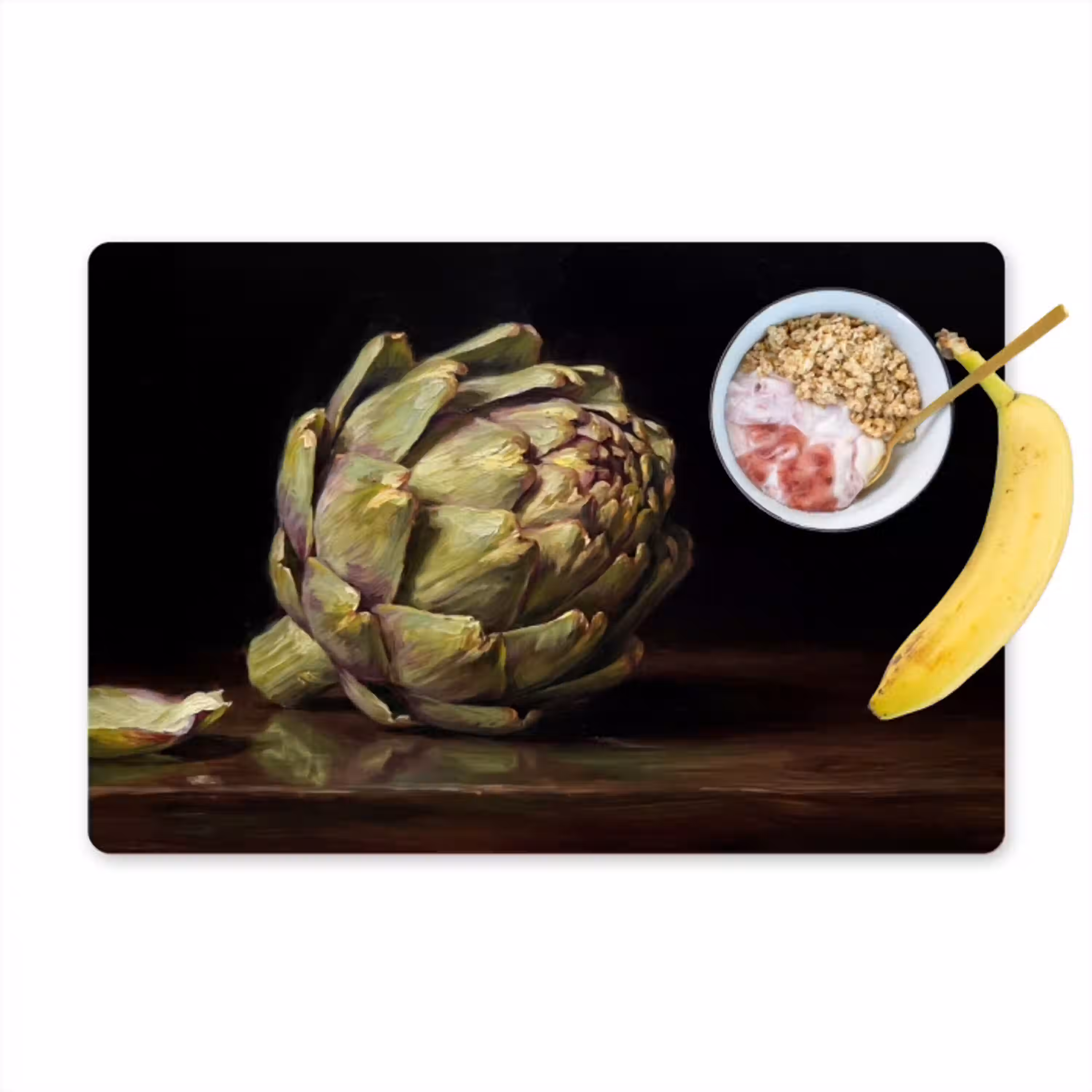 Artichok - Eten - Klassiek Placemat vinyl groot -zzzproduct_Kitchenyeah-website