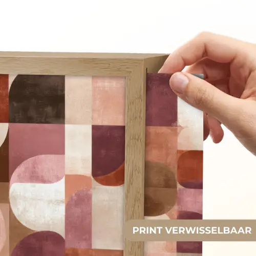 Geometrie - Modern - Retro Light Box met batterij (Wandlamp) middel 907 -USP_websiteprintNL