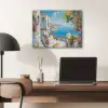 Landschap - Bloemen - Natuur - Zomer PET vilt klein -sfeer5