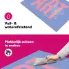 Art - Roze - Blauw Inductie beschermer vinyl 3mm klein -wsfeer6_website