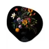 Zonnebloemen - Boeket - Kleurrijk Wandcirkel Organisch Plexiglas middel -3d