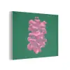 Abstract - Pink - Lijnen - Groen PET vilt klein -3d