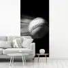 Honkbal - Wit - Vliegt fotobehang vinyl groot -woonkamer