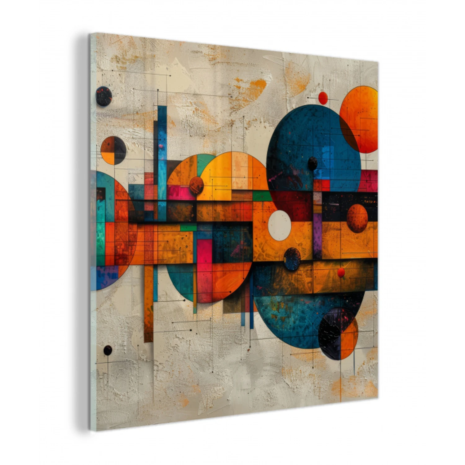 Kunst - Kleurrijk - Modern - Vormen plexiglas 5mm klein -z3d