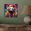Panda - Jas - Graffiti - Oranje aluminium wit klein -sfeer2