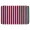 Verticale strepen - Groen - Roze Badmat klein 997 -3d